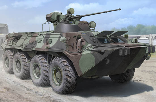 俄羅斯BTR-80A裝甲輸送車 01595