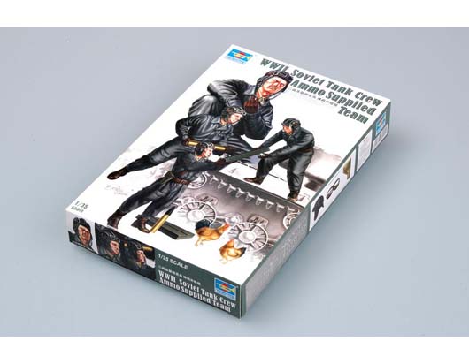 二戰(zhàn)蘇聯(lián)坦克兵彈藥補(bǔ)給組      00411