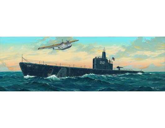 美國(guó)海軍小鯊魚(yú)號(hào)潛艇 SS-212 1941     05905