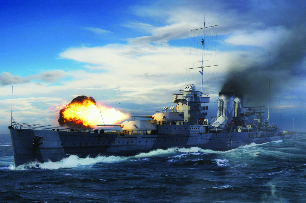 英國(guó)皇家海軍“約克”號(hào)重型巡洋艦 06745