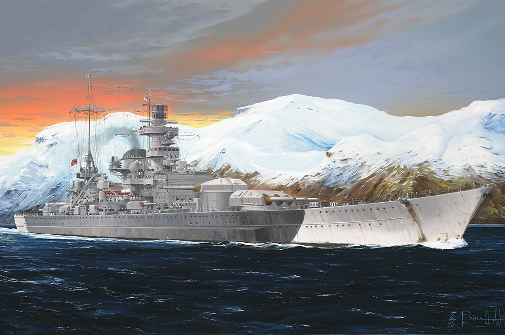 German Scharnhorst Battleship 05361