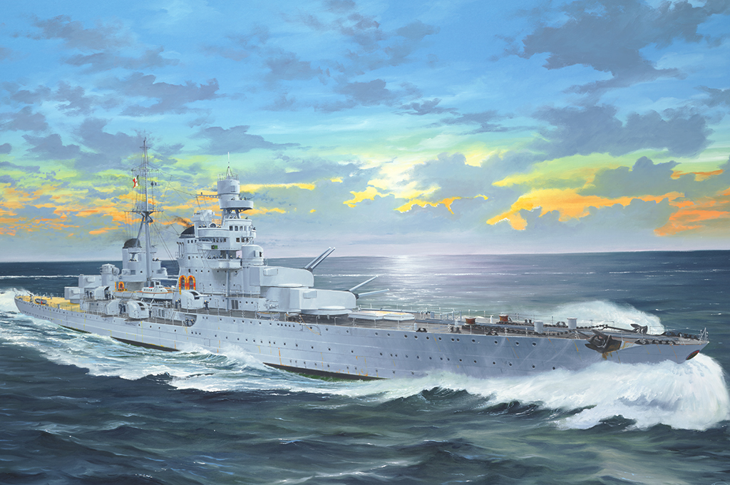 Italian Heavy Cruiser Pola 05381